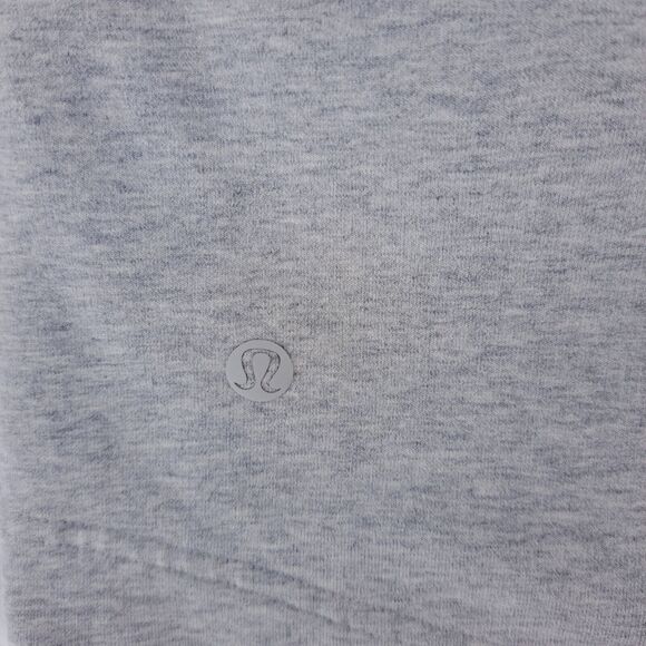 Lululemon Split Pullover Hoodie Sweatshirt Heathered Light Grey Womens Size 6 - Picture 4 of 7